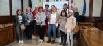 Miembros de AFIBROSAL con la Concejala Rosa Torres