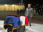 Ángel Víctor Torres en el homenaje a los partisanos en París
