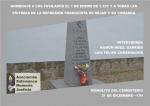 Homenaje a los fusilados el 1/1/37 y a las víctimas de la represión franquista