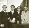 Alberti, Federico García Lorca, Chabás y Bacarisse. Sevilla. 1927